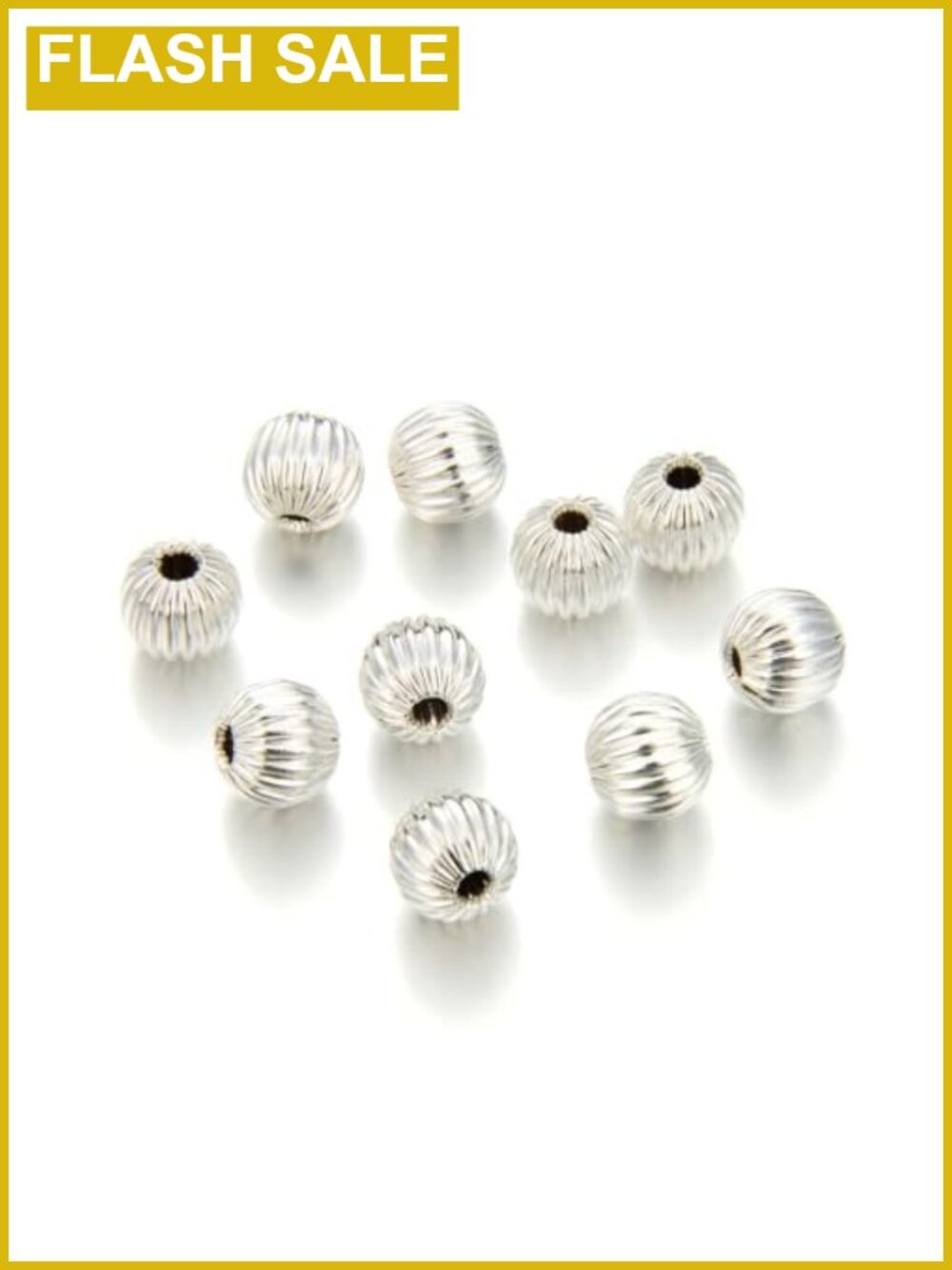 200pcs 3mm Sterling Silver Plated Brass Round Spacer Beads Jewelry Making Kit